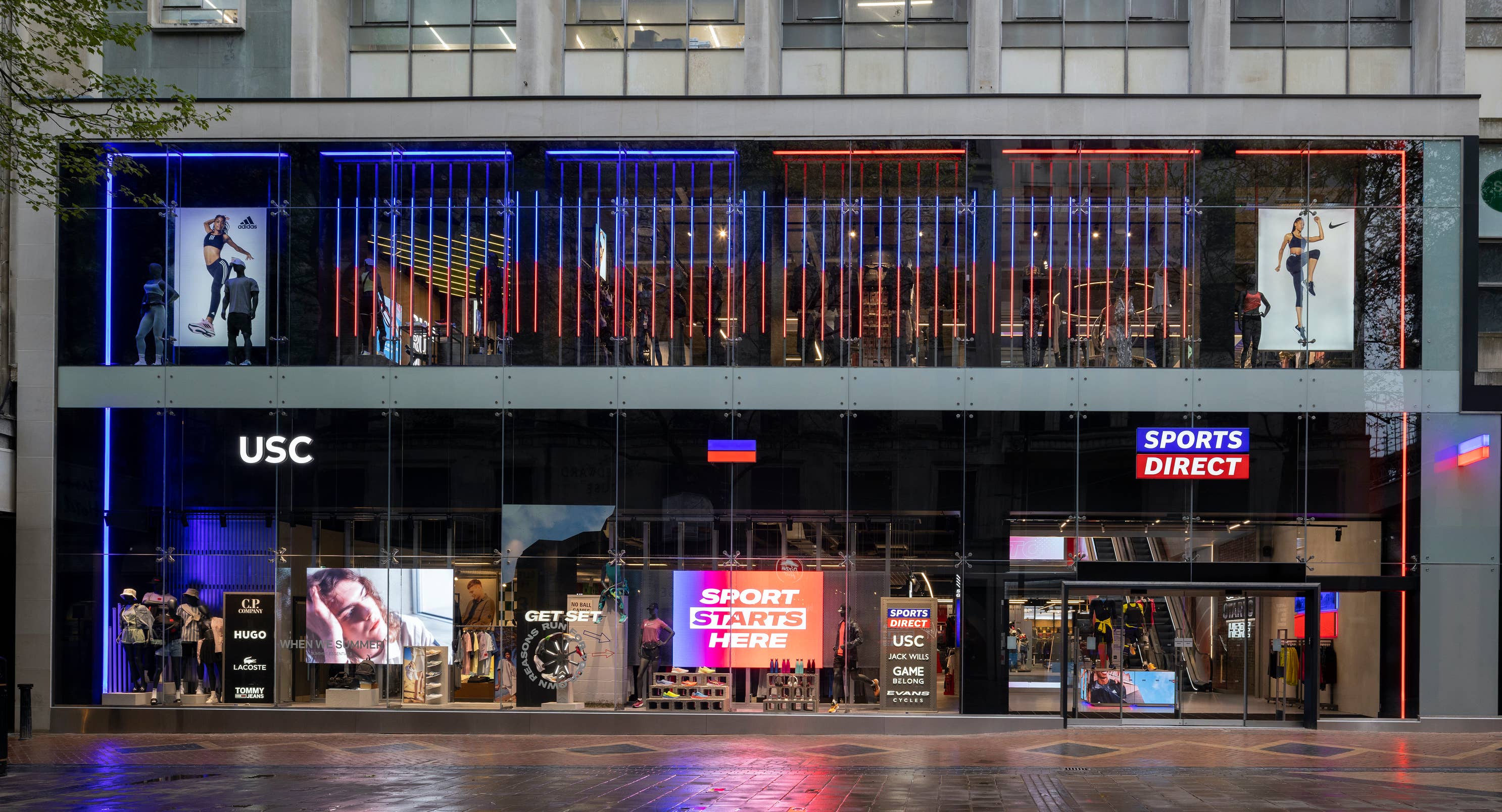 In pictures: Sports Direct opens Oxford Street flagship