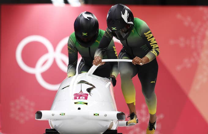 Jazmine Fenlator Victorian and Carrie Russell of Jamaica.