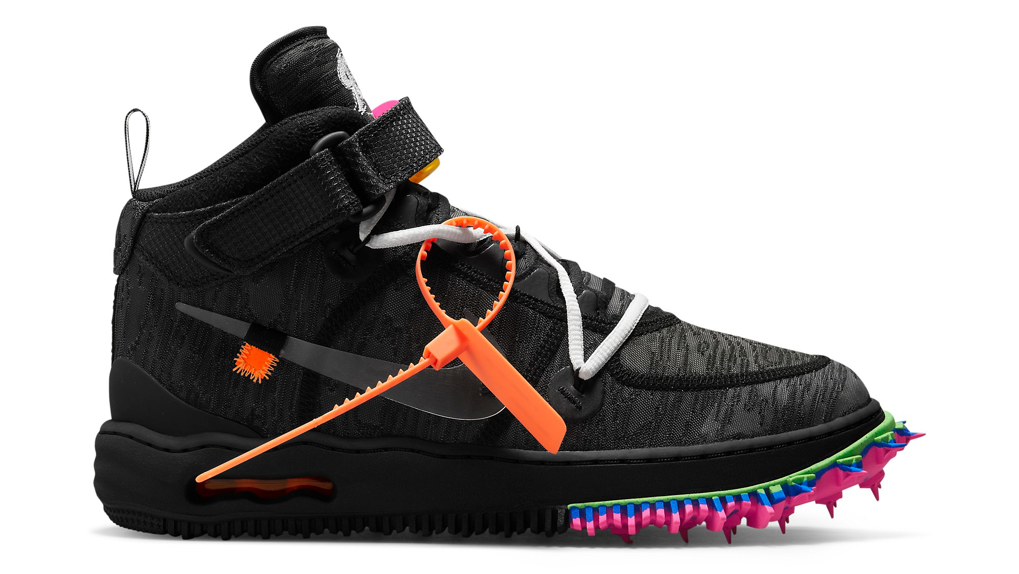 Off-White x Nike Air Force 1 Mid &#x27;Black&#x27; DO6290-001 Release Date