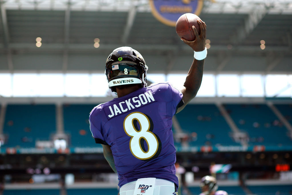 Lamar Jackson Dolphins Ravens Miami 2019