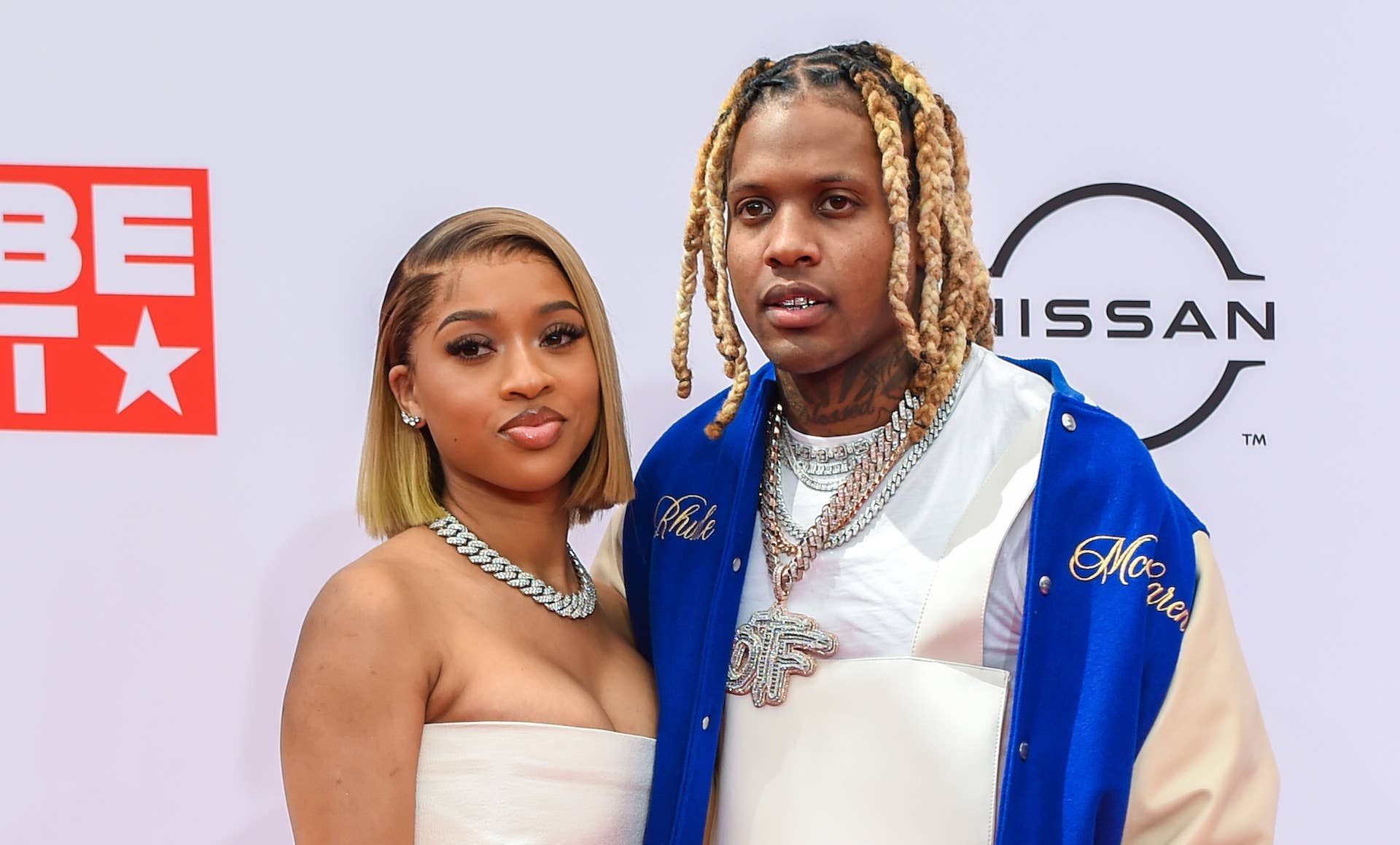 Lil Durk and India Royale on red carpet