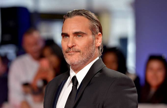 Joaquin Phoenix at the premiere for 'Joker'