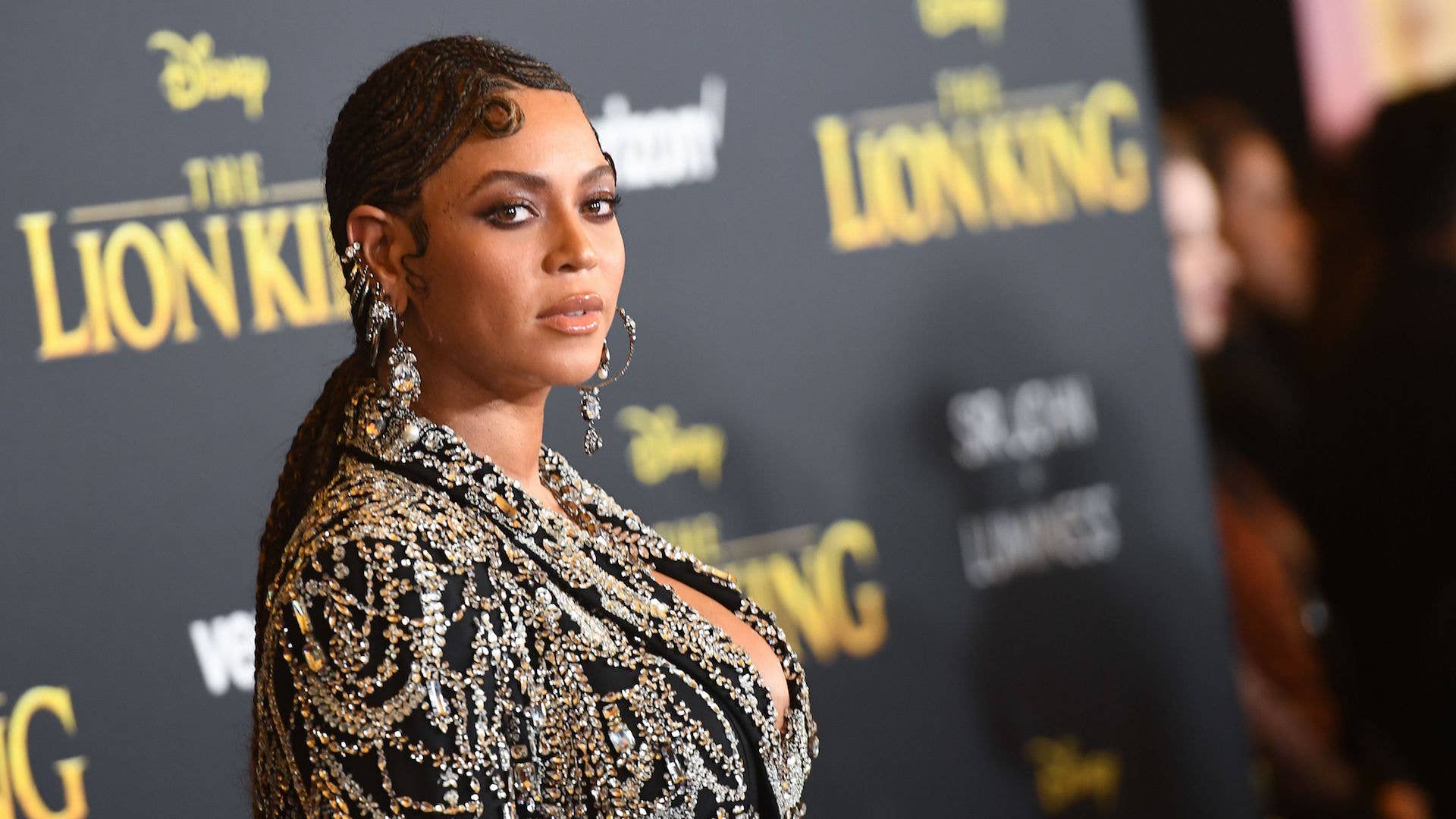 Beyonce arrives for the world premiere of Disney's "The Lion King."