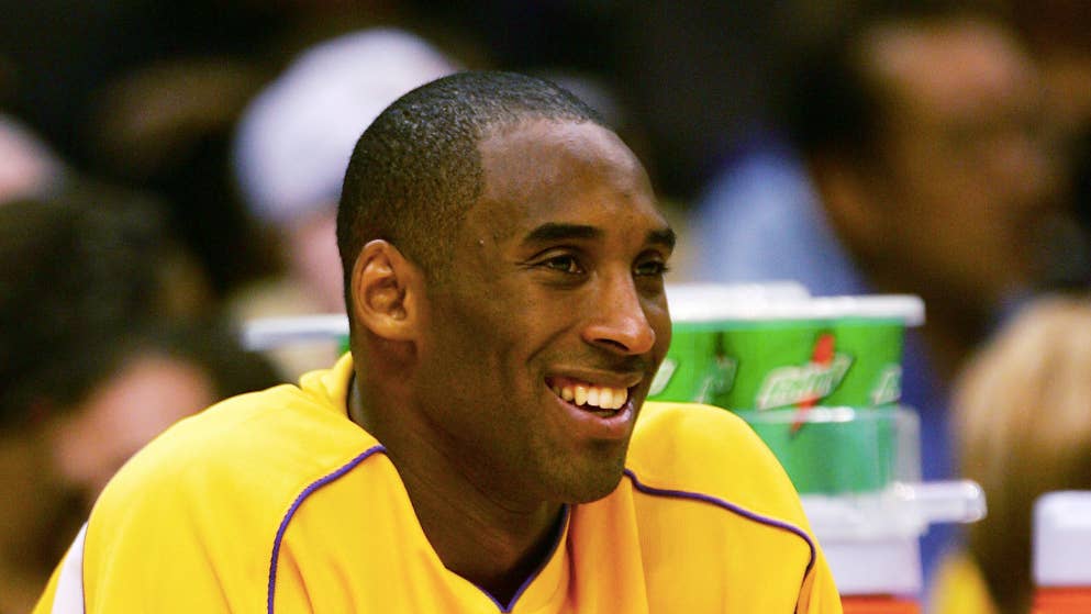 Kobe Bryant #32 of the Los Angeles Lakers