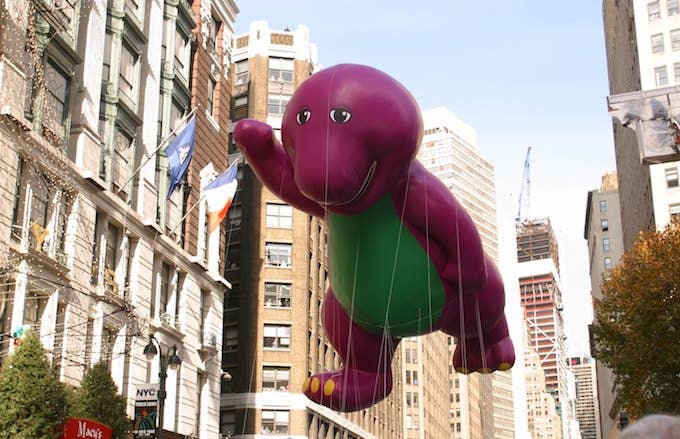 Barney float