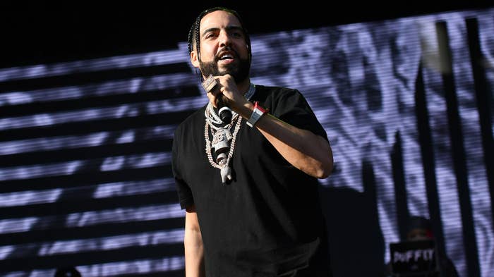 French Montana performing at 2021 One Musicfest