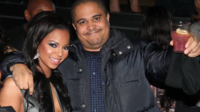 Ashanti and Irv Gotti attend the grand re-opening of Jay-Z&#x27;s 40/40 Club