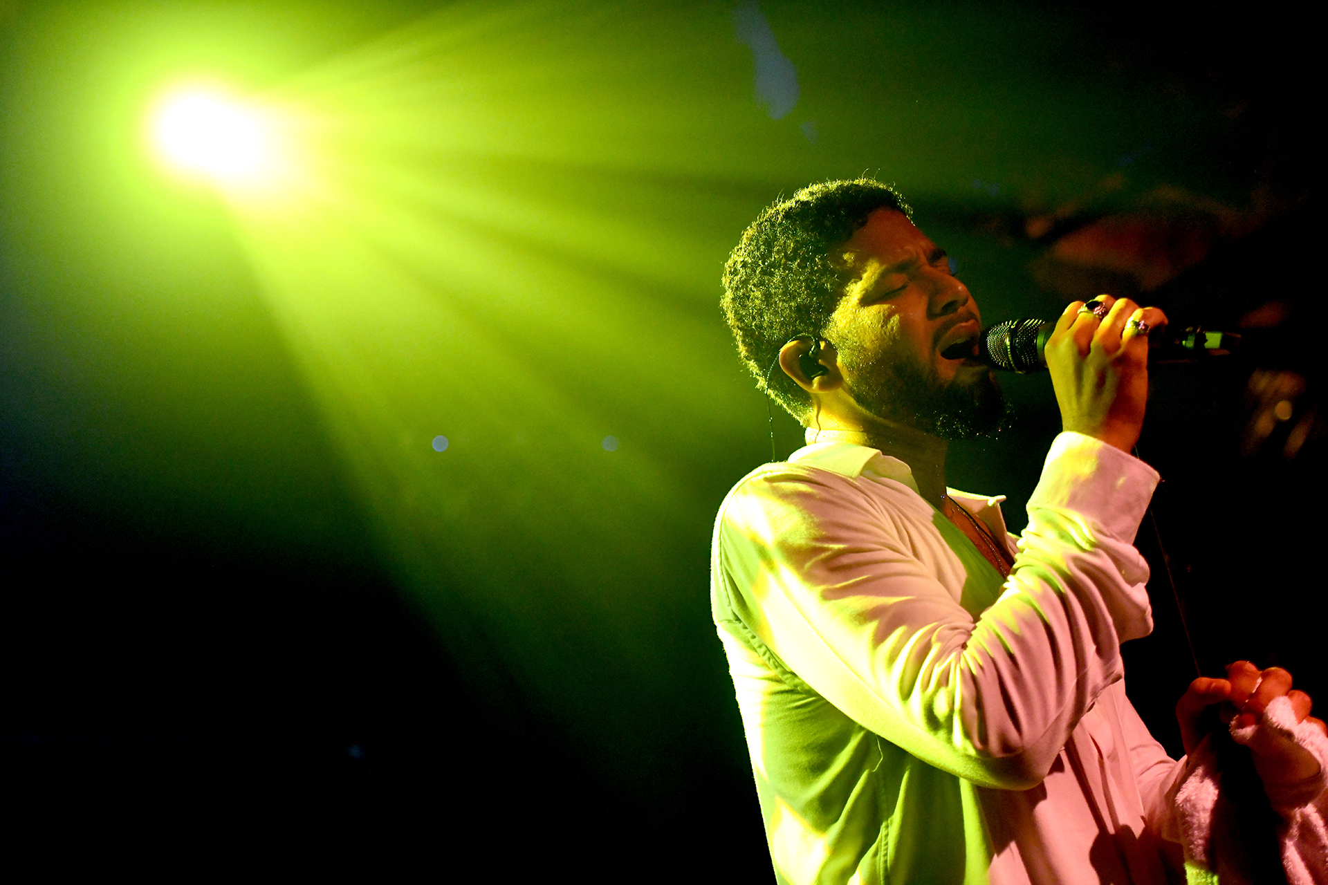 Jussie Smollett performs onstage at Troubadour on February 02, 2019