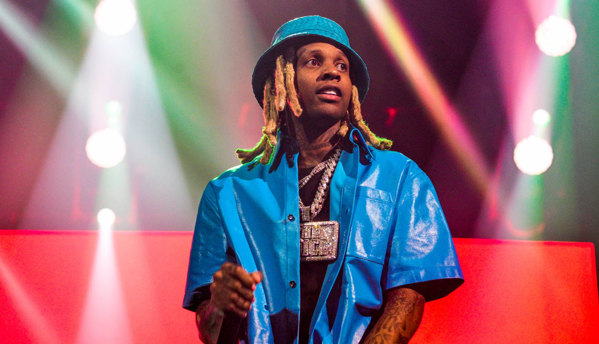 Lil Durk performs during Future's One Big Party Tour
