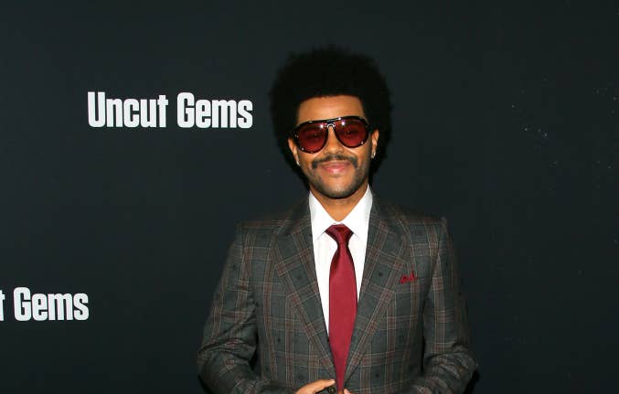 The Weeknd at the premiere of A24&#x27;s &quot;Uncut Gems&quot;