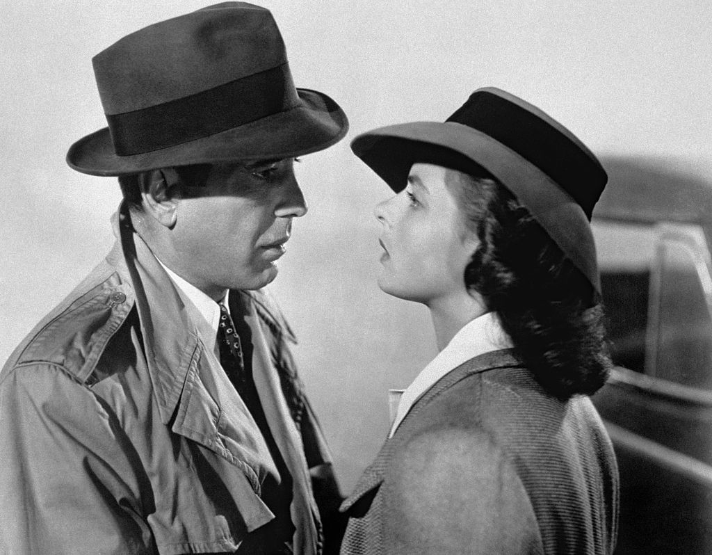 Humphrey Bogart and Ingrid Bergman in Casablanca