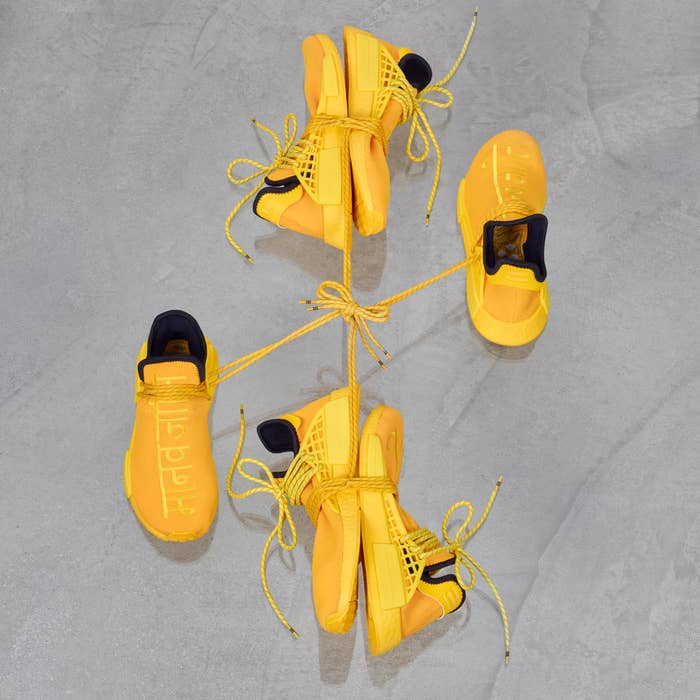 Pharrell x Adidas NMD Hu &#x27;Yellow&#x27; GY0091