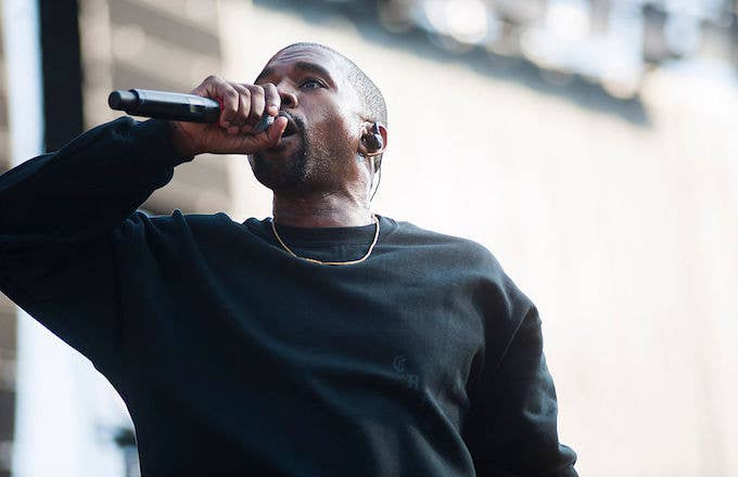 Kanye West at the Magnificent Coloring Day Festival