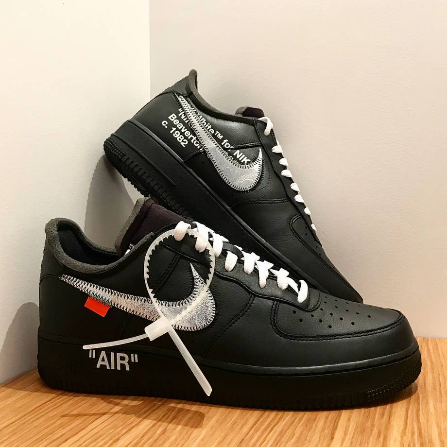 The Black Off-White x Nike Air Force 1 Is a Collaboration with MoMA ...