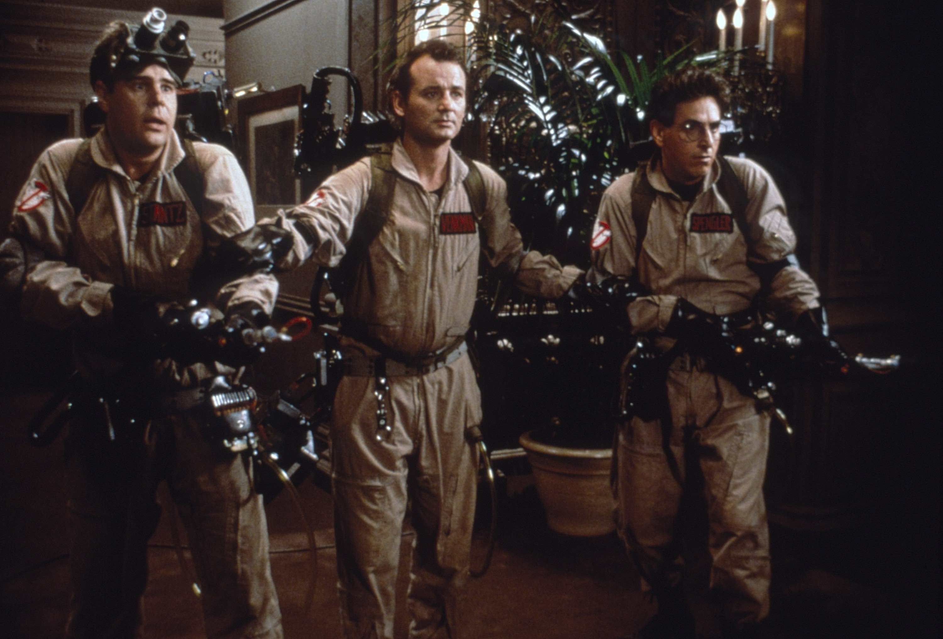 The cast of the original Ghostbusters