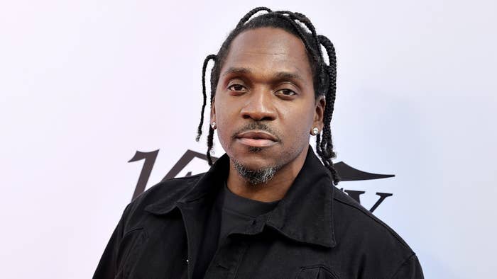 King Push is pictured on the red carpet