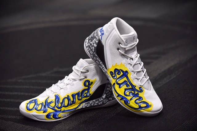 Stephen Curry Oakland Fire Shoes