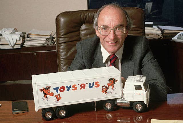 This is a picture of the founder of Toys &#x27;R&#x27; Us.
