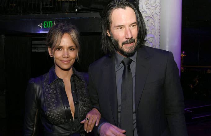 Halle Berry and Keanu Reeves