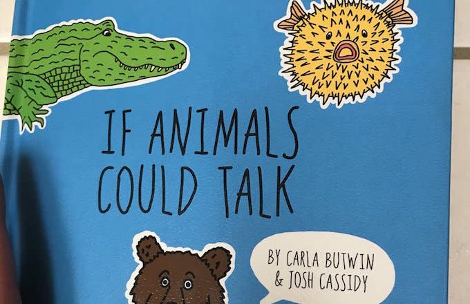 'If Animals Could Talk' book cover.