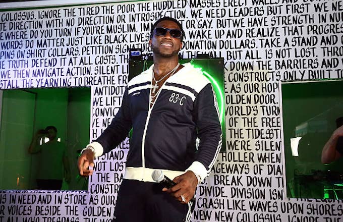 Rapper Gucci Mane performs at Public School And The Confidante Present WNL Radio