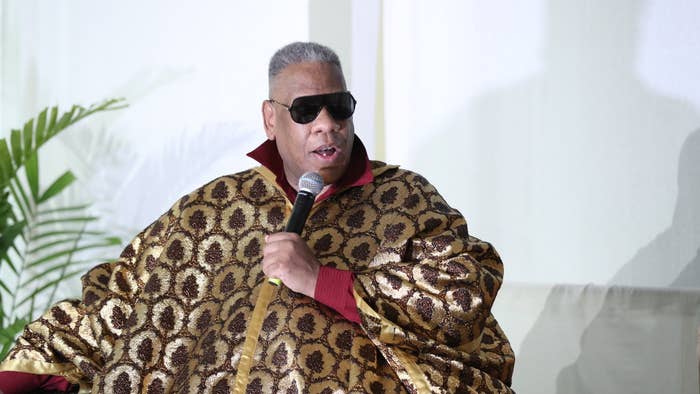 Photograph of Andre Leon Talley in Lagos