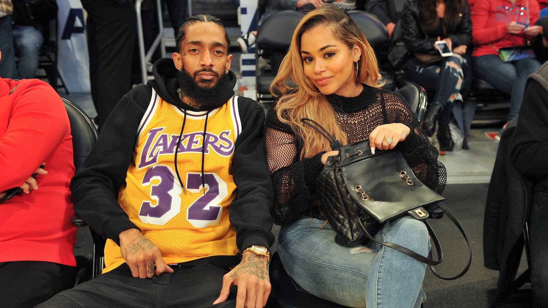 Nipsey hussle lauren london hi-res stock photography and images