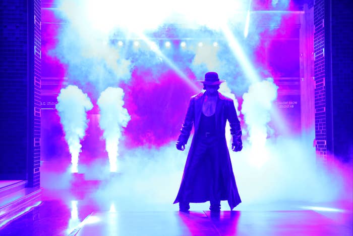 Undertaker Jimmy Fallon 2015 Getty
