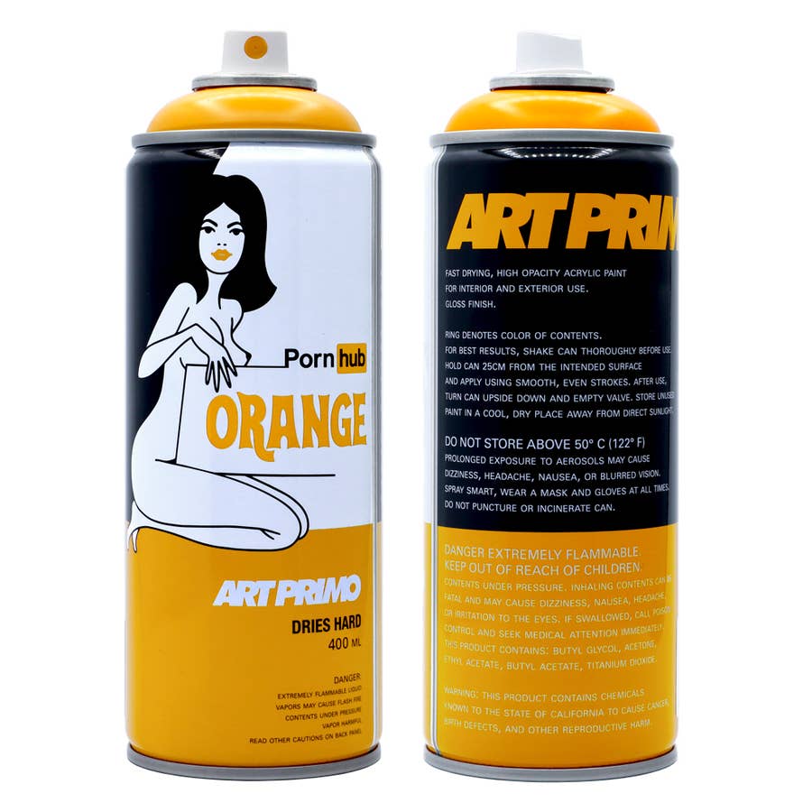 Pornhub and Art Primo Launch Limited Edition Spray Paint and Apparel  Collection | Complex
