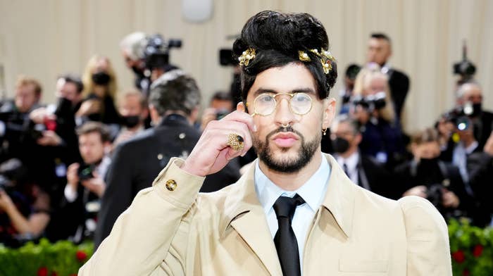 Bad Bunny attends the 2022 MET Gala