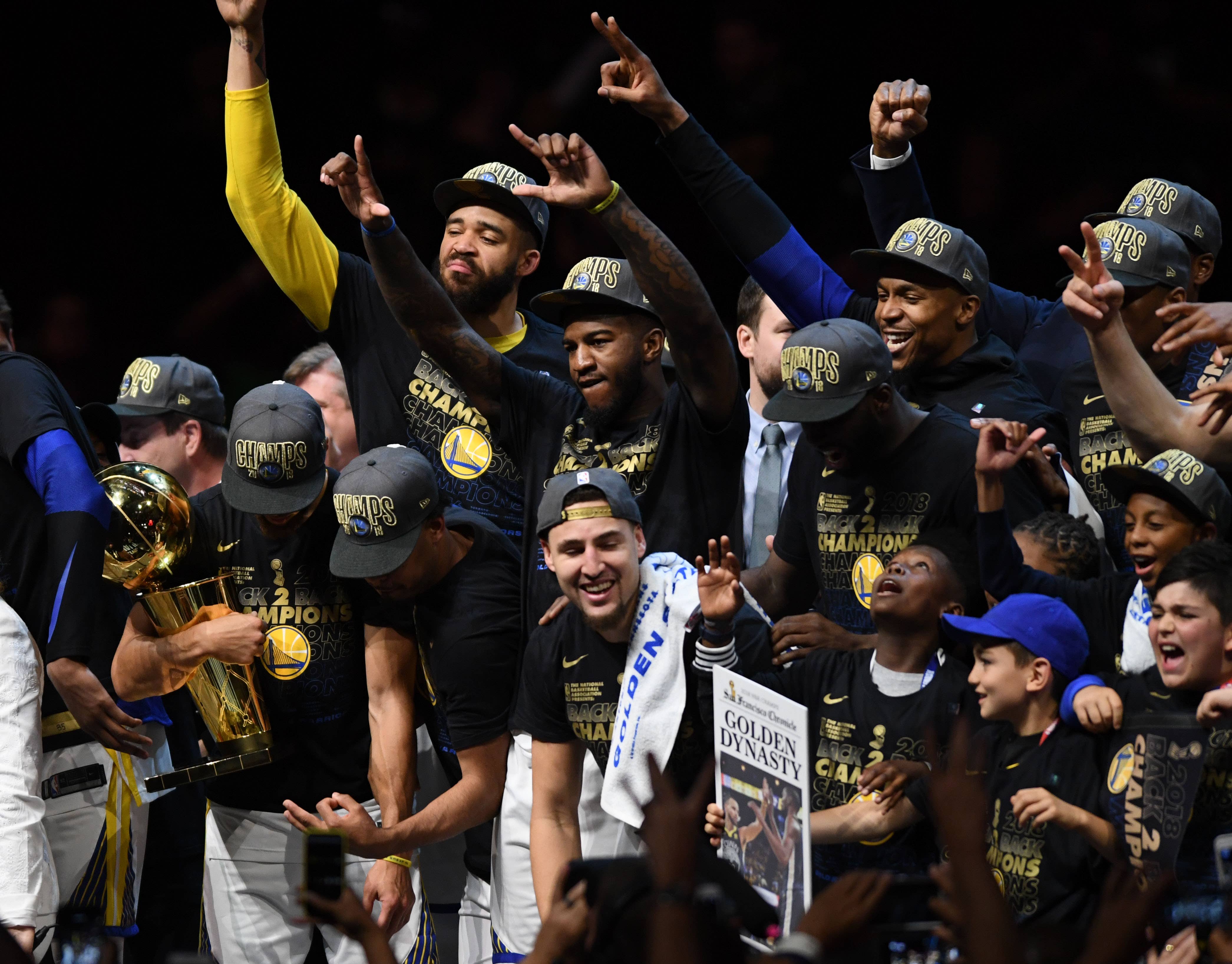 NBA Finals: Warriors sweep Cavaliers, claim second straight title