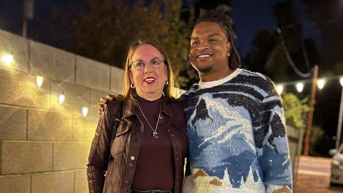 Jamal Hinton and Wanda Dench&#x27;s seventh Thanksgiving together
