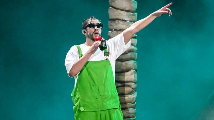 Bad Bunny performs at RingCentral Coliseum