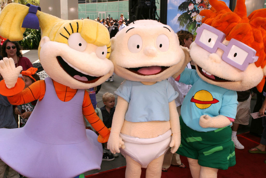 Rugrats characters on red carpet