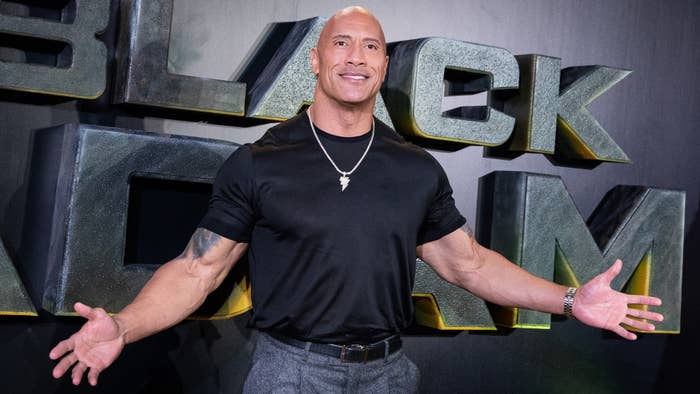 Dwayne Johnson at the Black Adam premiere