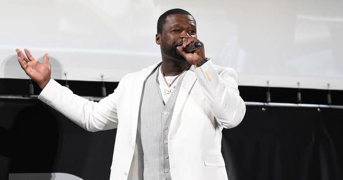 50 Cent attends premiere of Starz&#x27;s &#x27;Power&#x27;