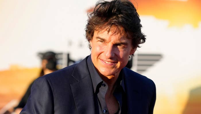 Tom Crusie at the 'Top Gun' premiere