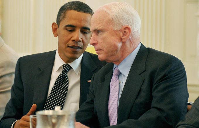 Obama, John McCain eulogy