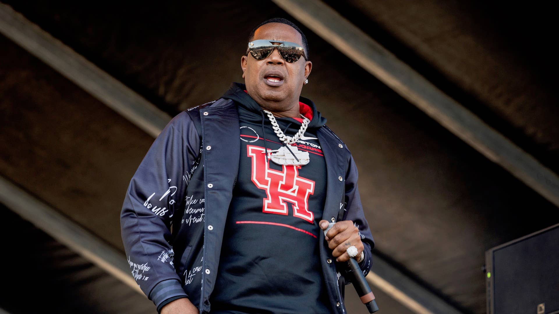 Master P performs during 2021 Astroworld Festival at NRG Park