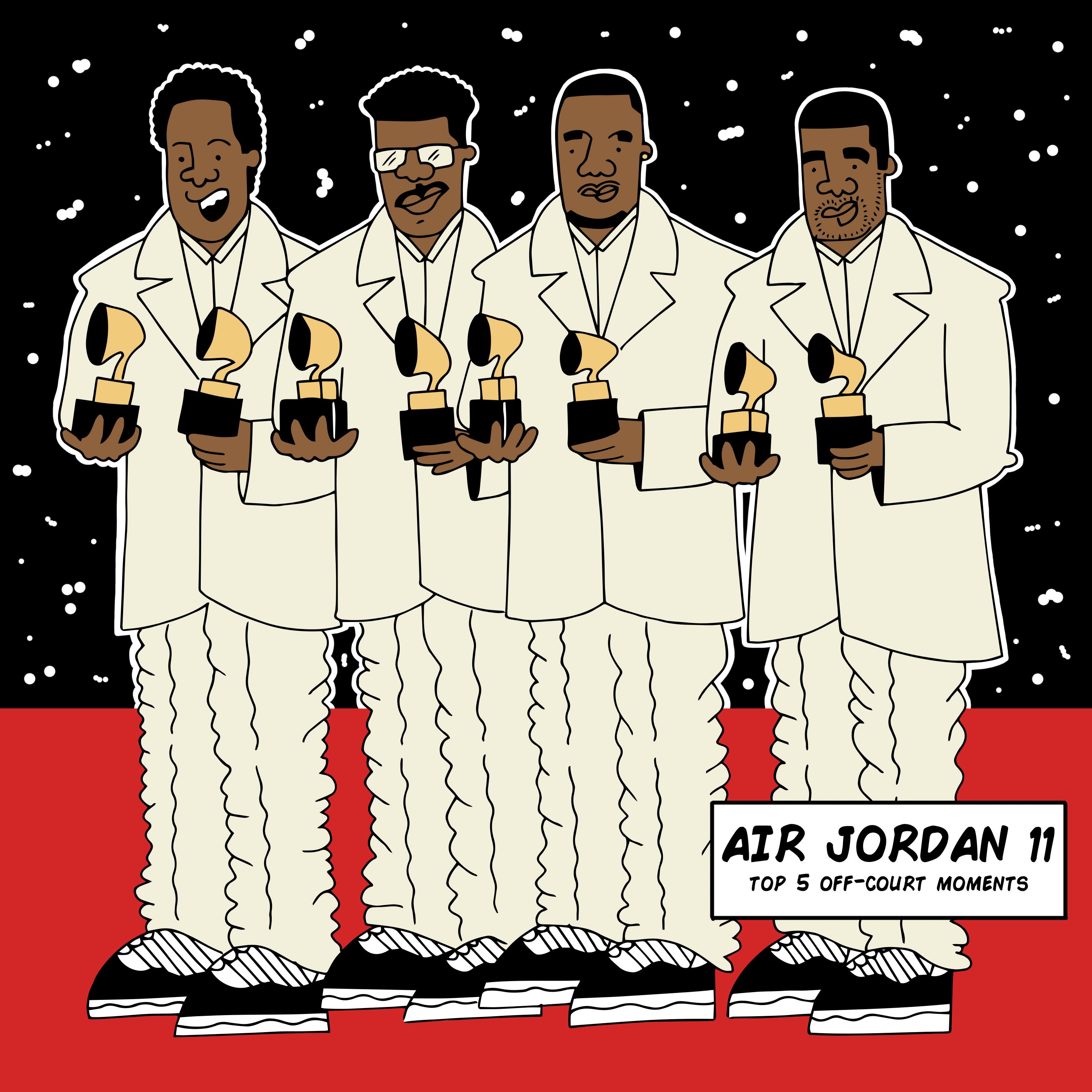 Boyz II Men Air Jordan 11