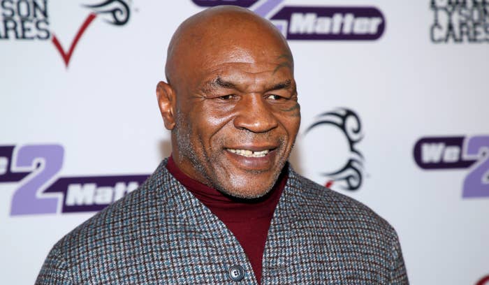 Mike Tyson attends the Mike Tyson Cares &amp; We 2 Matter Fundraiser