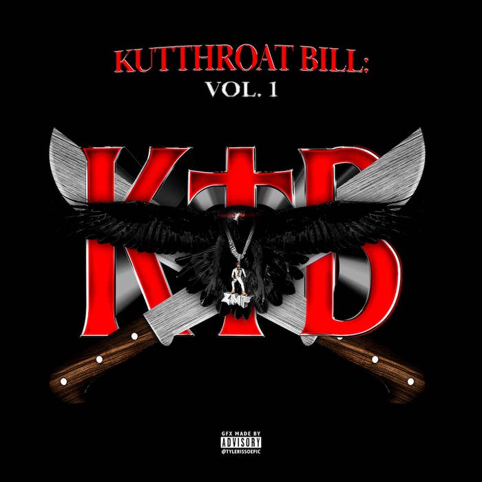 The Cover art for Kodak Black&#x27;s new album &#x27;Kutthroat Bill Vol. 1&#x27;