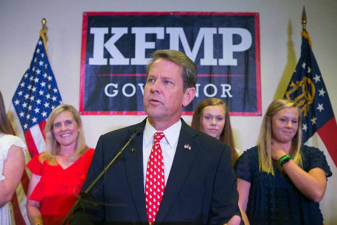 This is a picture of Brian Kemp.