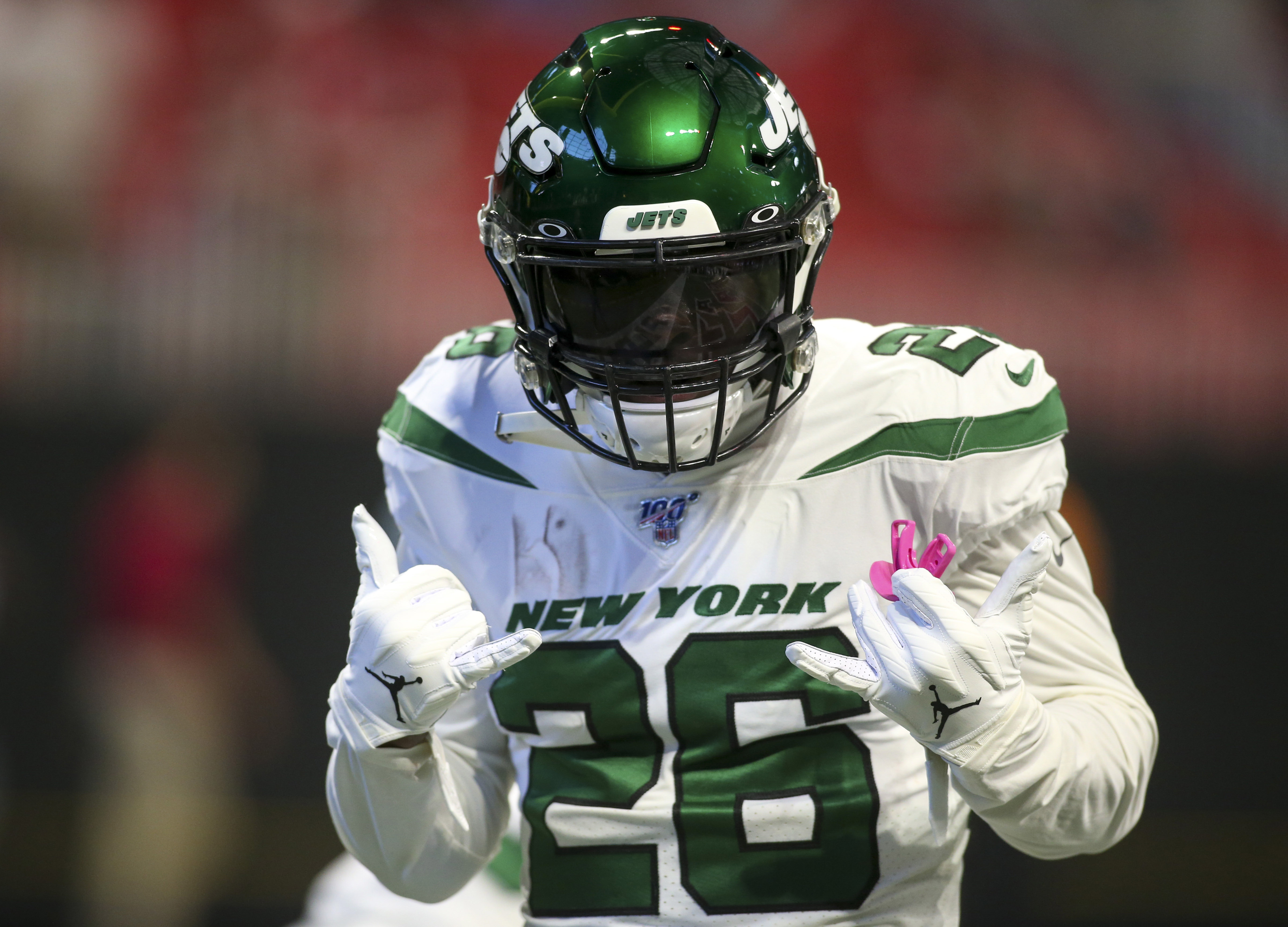 Le&#x27;Veon Bell Jets Falcons Preseason 2019