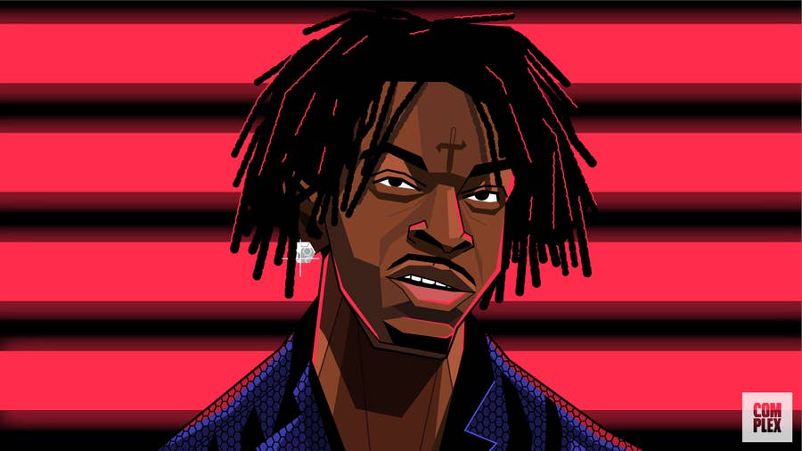 Download Blue Cartoon 21 Savage Rapper Pfp Wallpaper