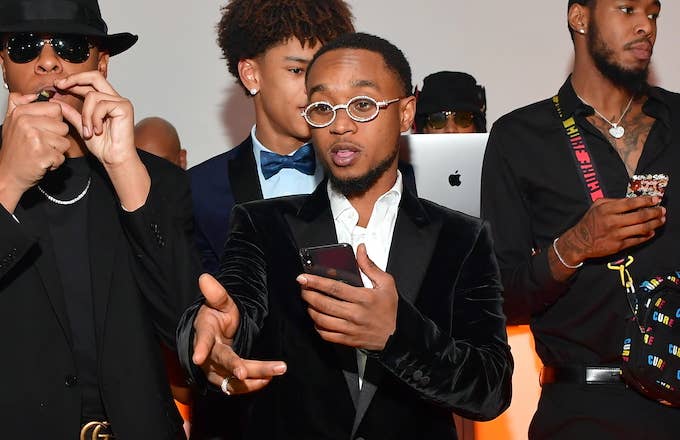 Slim Jxmmi attends Slim Jxmmi 'Great Gatsby' Birthday affair.