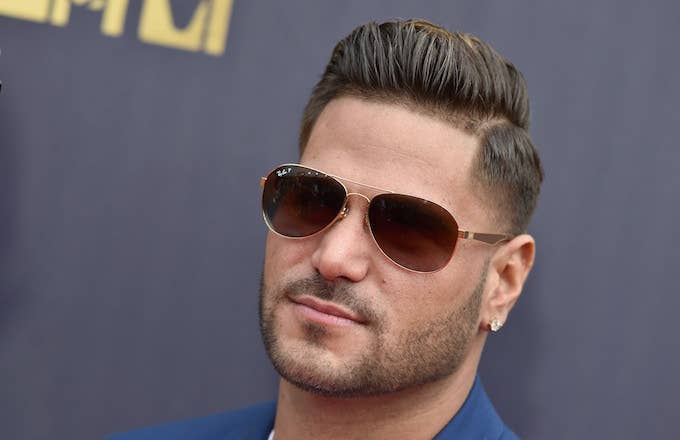 Ronnie Ortiz Magro attends the 2018 MTV Movie And TV Awards.