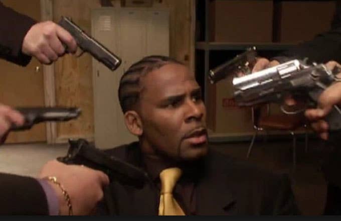 A stillshot from R. Kelly's Trapped in the Closet.