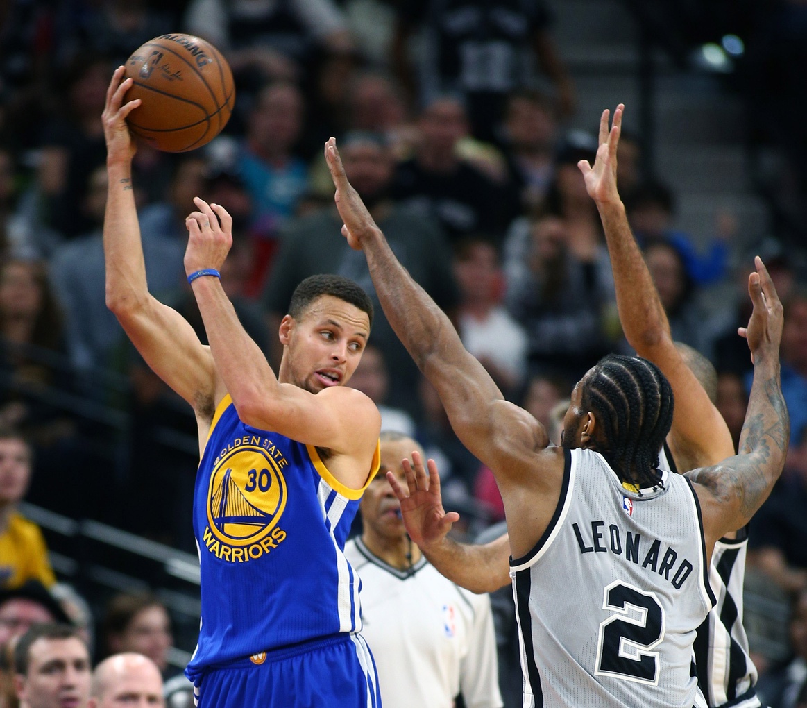 Stephen Curry Kawhi Leonard 2016 Defense