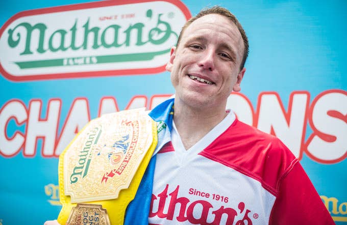 Joey Chestnut wins the 2018 Nathan&#x27;s Hot Dog Eating Contest.